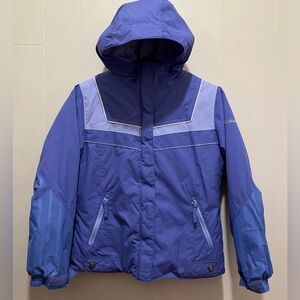 Columbia Sportswear Hooded Insulated Purple/Lavender Coat—Youth 10/12 Large
